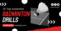 Badminton O’ Clock Facebook Ad Design