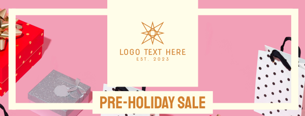 Pre Holiday Sale Facebook Cover Design Image Preview