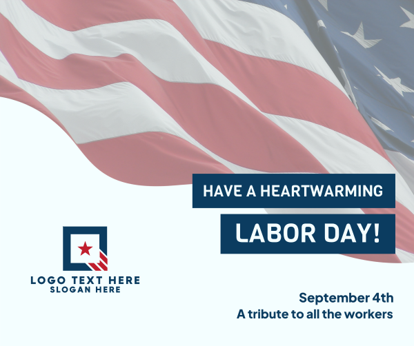 Labor Day Flag Facebook Post Design Image Preview