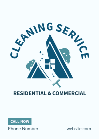 House Cleaning Service Poster Design