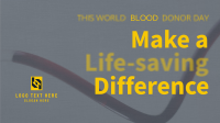 Simple Blood Donor Drive Animation Preview