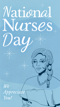 Midcentury Nurses' Day Facebook story Image Preview
