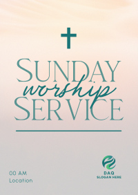 Blessed Sunday Service Flyer Image Preview