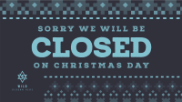 Generic Holiday Notice Facebook Event Cover Design