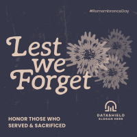 Service and Sacrifice Instagram Post Design