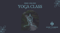 Online Yoga Class Facebook event cover Image Preview