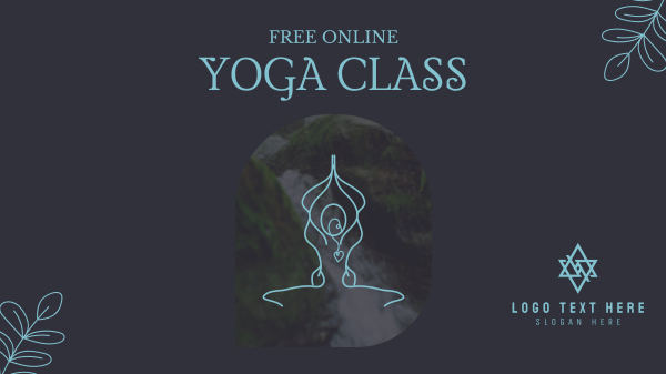 Online Yoga Class Facebook Event Cover Design Image Preview