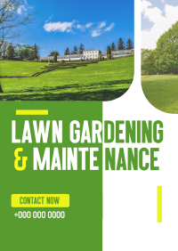 Neat Lawn Maintenance Poster Image Preview