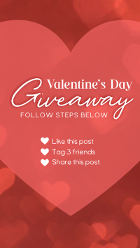 Valentine's Giveaway YouTube Short Design