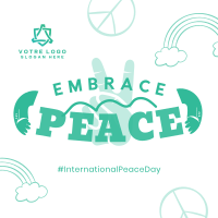 Embrace Peace Day Instagram Post Design