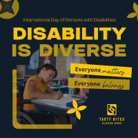 Disabled People Matters Instagram post Image Preview