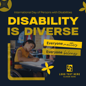 Disabled People Matters Instagram post Image Preview