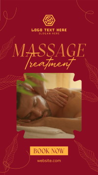 Body Massage Service Instagram Story Design