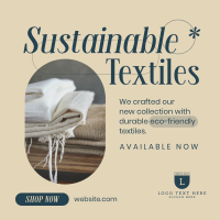 Sustainable Textiles Collection Instagram post Image Preview