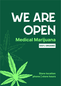 Order Organic Cannabis Flyer Design