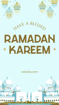 Ramadan Kareem Facebook story Image Preview