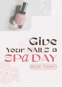 Nail Spa Day Flyer Image Preview