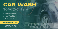 Professional Car Wash Service Twitter Post Design