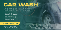 Professional Car Wash Service Twitter Post Image Preview