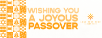 Abstract Geometric Passover Facebook cover Image Preview