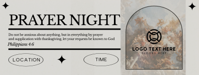 Rustic Prayer Night Facebook cover Image Preview