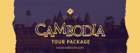Cambodia Travel Facebook Cover Design