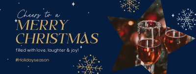 A Merry Christmas Feast Facebook cover Image Preview