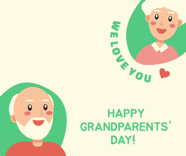 We Love You Grandparents Facebook Post Design Image Preview