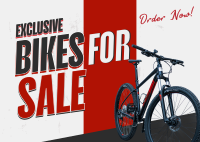 Bicycle Sale Postcard Design