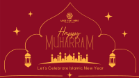 For Mosque Muharram Facebook event cover Image Preview
