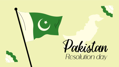 Pakistan Day Flag Facebook event cover Image Preview