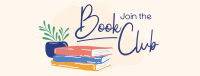 Book Lovers Club Facebook Cover Design