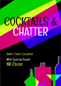 Cocktails & Chatter Flyer Design