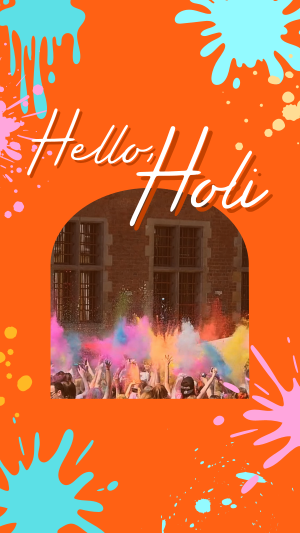 Holi Color Festival Facebook story Image Preview