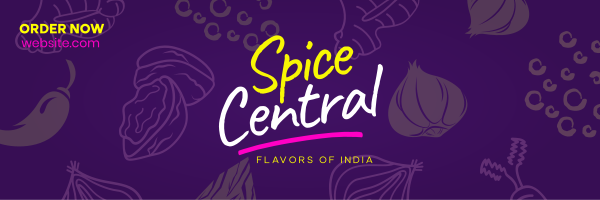 Spice Central Twitter Header Design Image Preview