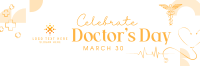 Celebrate Doctor's Day Twitter Header Design