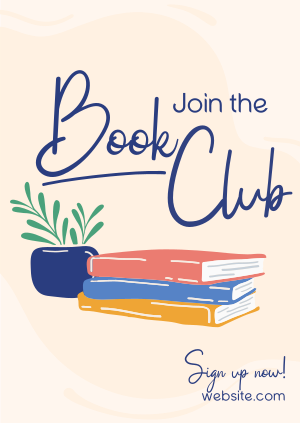 Book Lovers Club Poster Image Preview