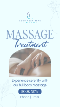 Massage Treatment Wellness Instagram story Image Preview
