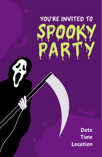 Spooky Party Invitation Design