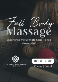 Full Body Massage Flyer Image Preview