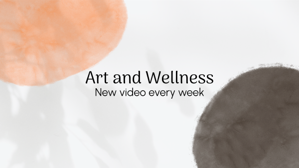 Relaxing Watercolor YouTube Banner Design Image Preview