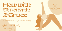 Yoga Flow Instructor Twitter Post Design