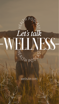 Wellness Podcast Instagram reel Image Preview