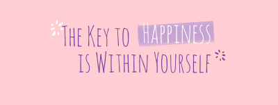 Key To Happiness Facebook cover Image Preview