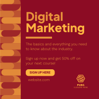 Digital Marketing Course Instagram post Image Preview