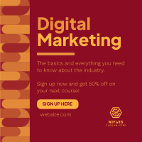 Digital Marketing Course Instagram Post Design