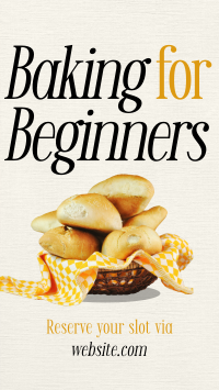 Baking for Beginners Instagram reel Image Preview