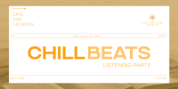 Minimal Chill Music Listening Party Twitter post Image Preview