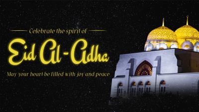 Eid Al Adha Night Facebook event cover Image Preview
