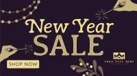 Rustic New Year Sale Facebook event cover Image Preview